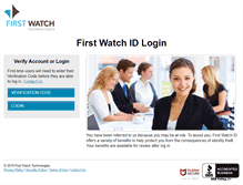 Tablet Screenshot of firstwatchid.com